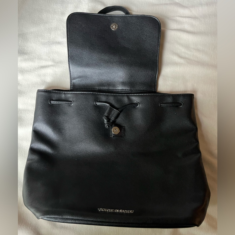 Victoria Secret Black String Backpack - image 4